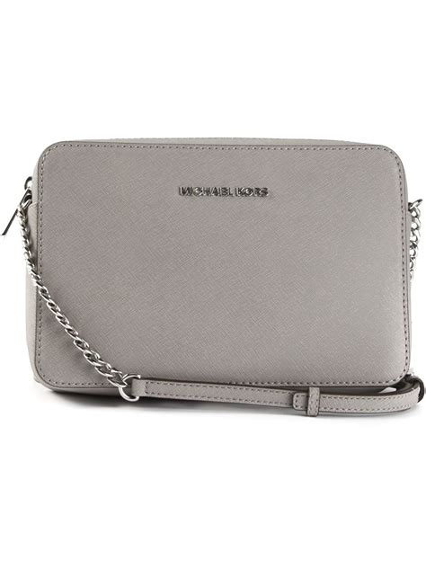 michael kors cross body bag grey|michael kors black purse crossbody.